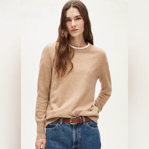 J. Crew Women's Cashmere classic-fit crewneck sweater